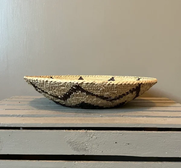 13.5'' Africa Hand Woven Basket West African Baskets Wall Hanging Decor Great Housewarming - Image 5